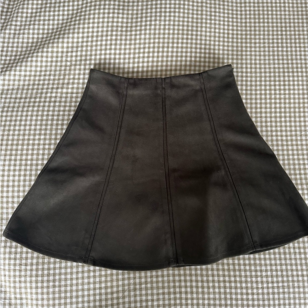 LOFT Elegant Green A-Line Skirt